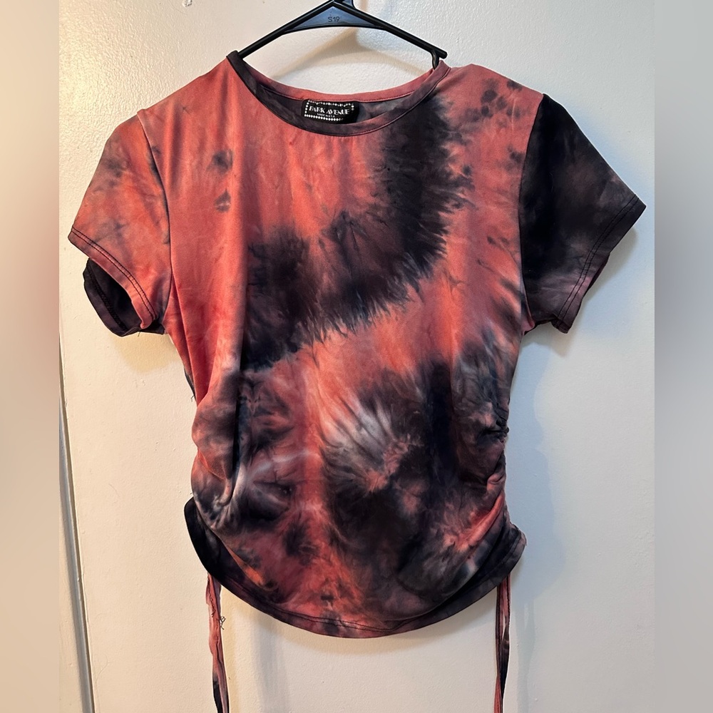 Pink tie dye shirt